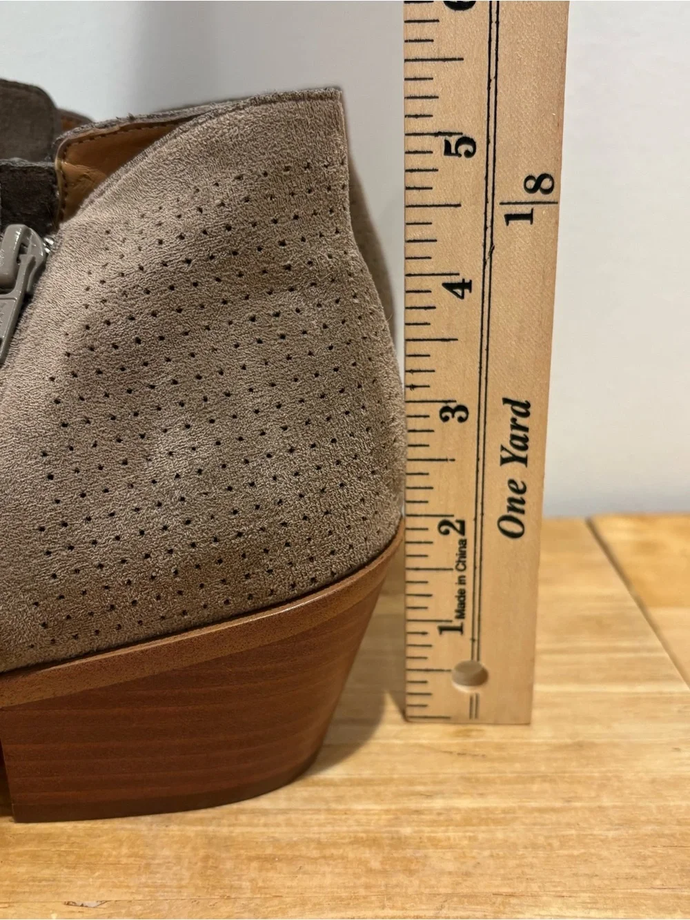 J. Crew Perforated Microsuede Boots size 10